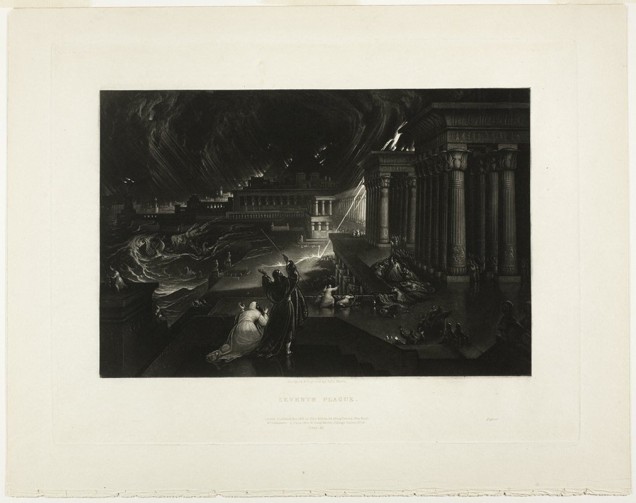 Yedinci Veba, İncil Örneklerinden by John Martin