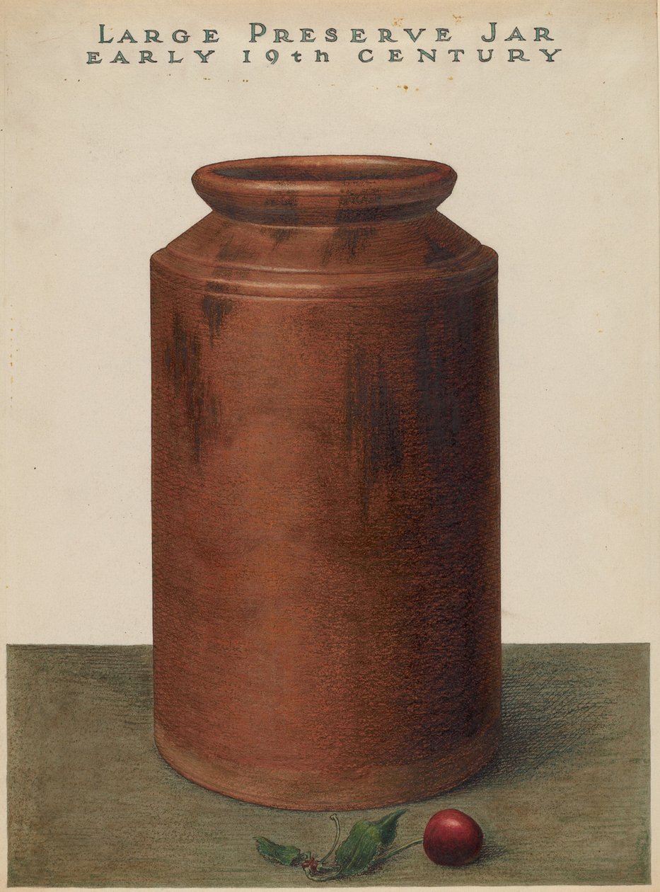 Konserve Kavanozu, c. 1936. by John Matulis