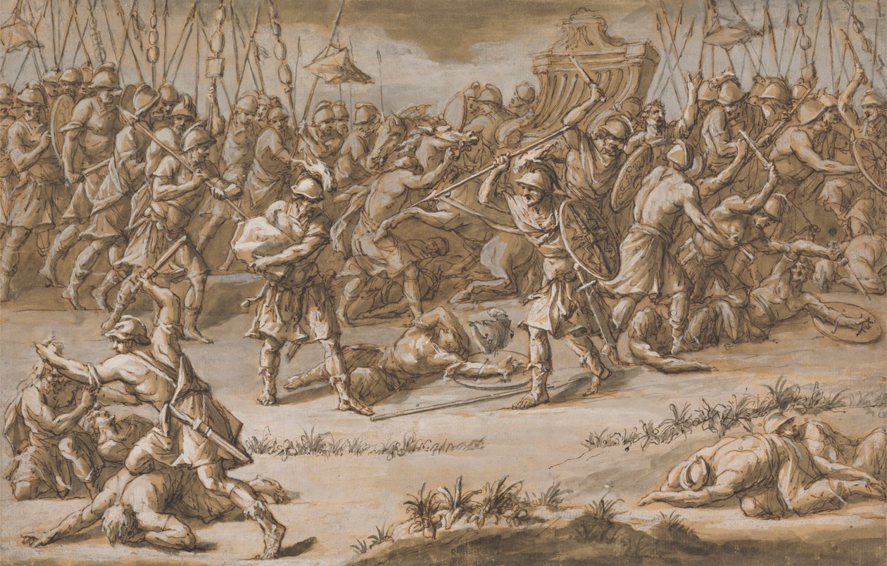İlyada İllüstrasyonu by John Michael Rysbrack