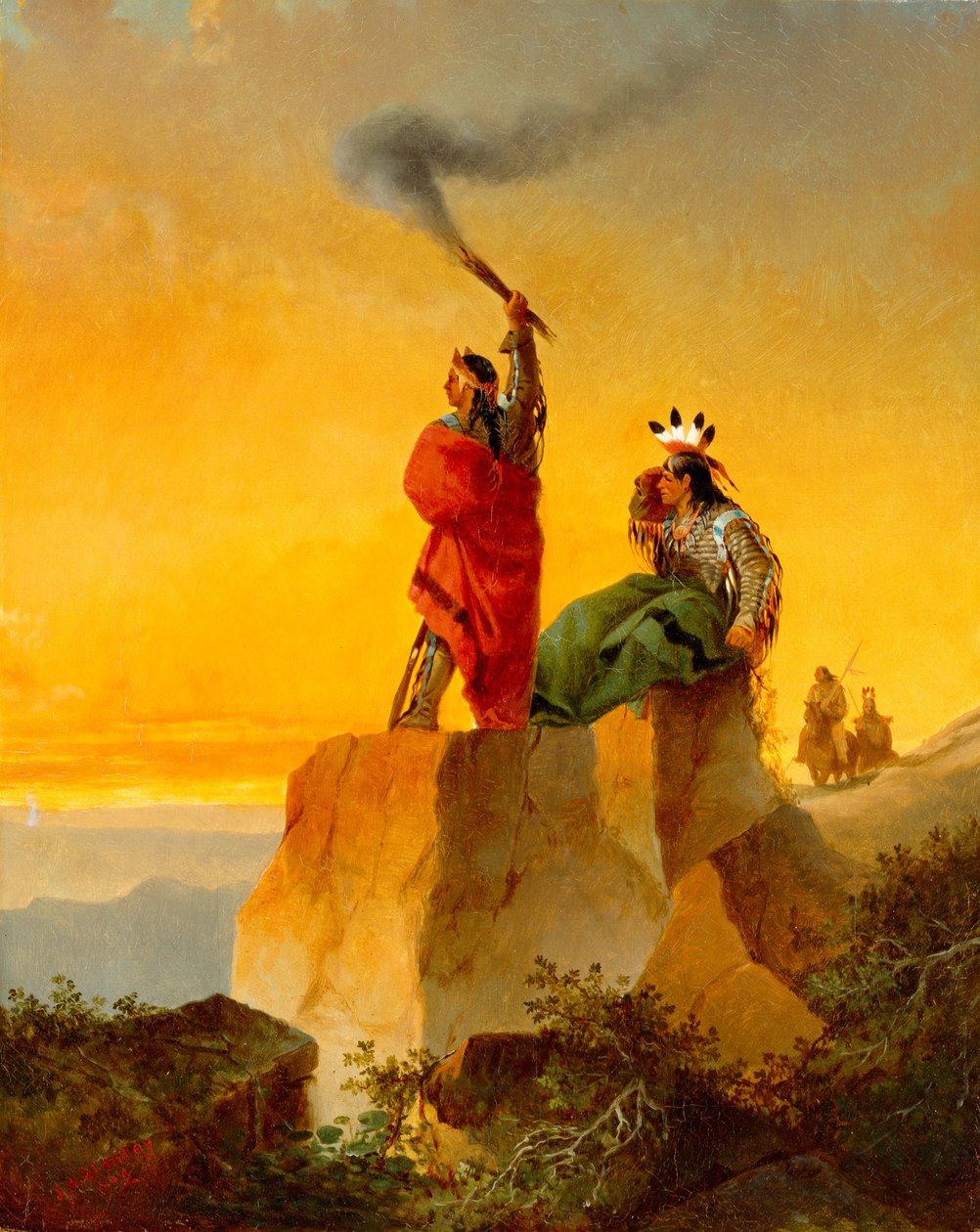Hint Telgrafı, 1860 by John Mix Stanley