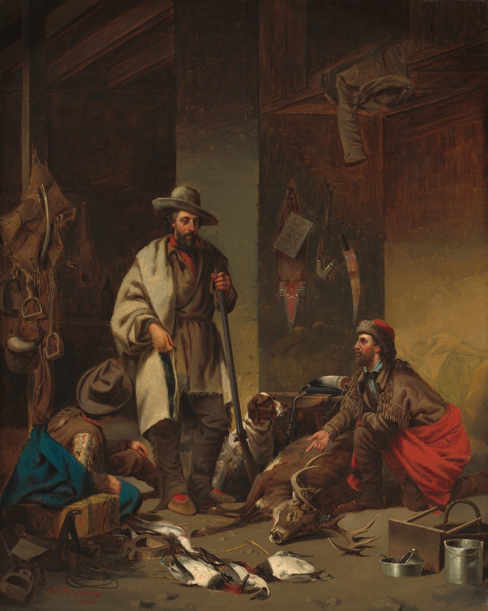 Tuzakçının Kulübesi, 1858. by John Mix Stanley