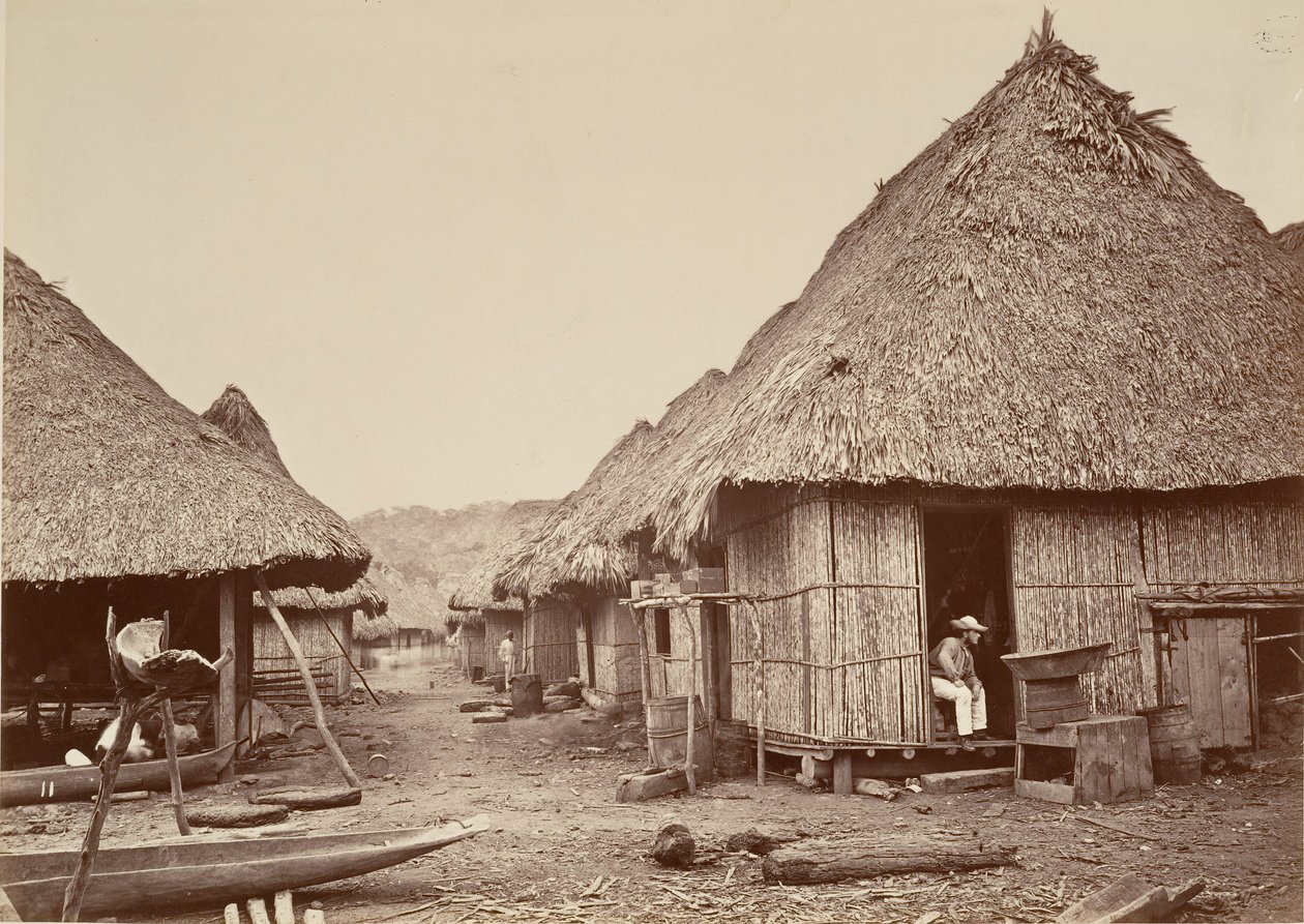 Tropikal Manzara, Sokak, Chipigana, 1871. by John Moran