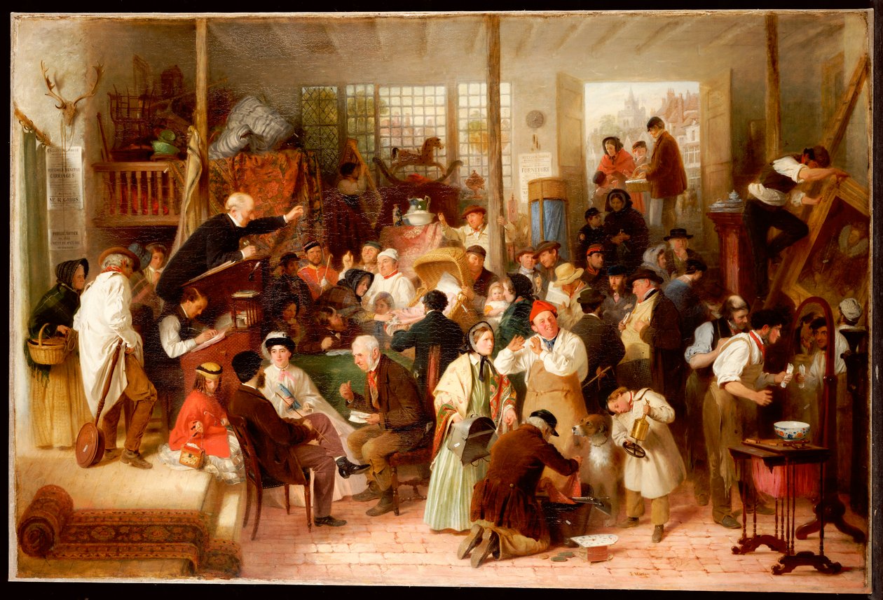 Müzayede, 1863 by John Morgan