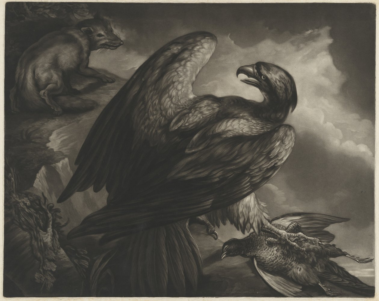 kartal ve tilki by John Murphy after James Northcote