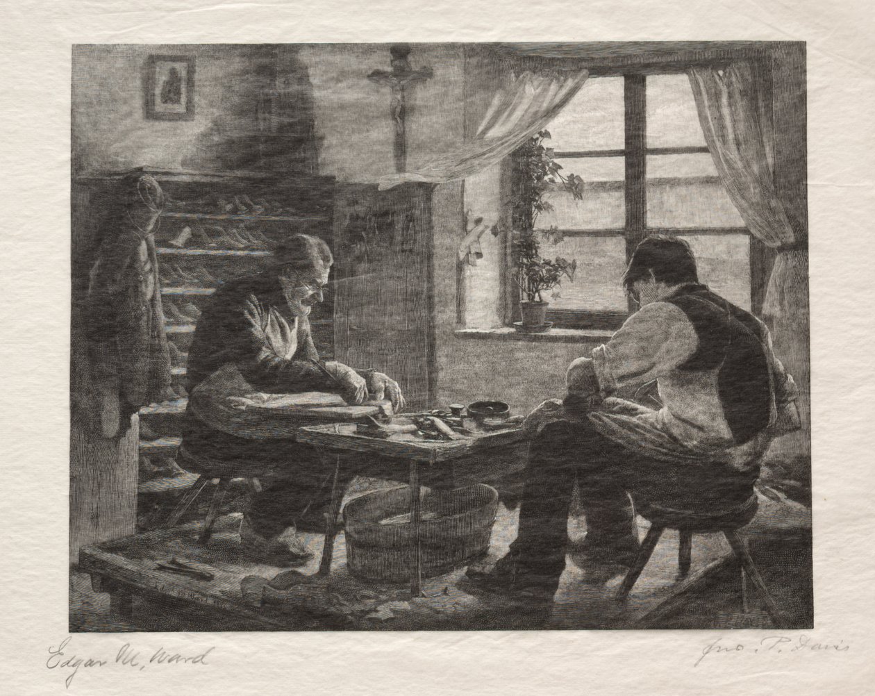 Ayakkabıcılar, 1887. by John Parker Davis