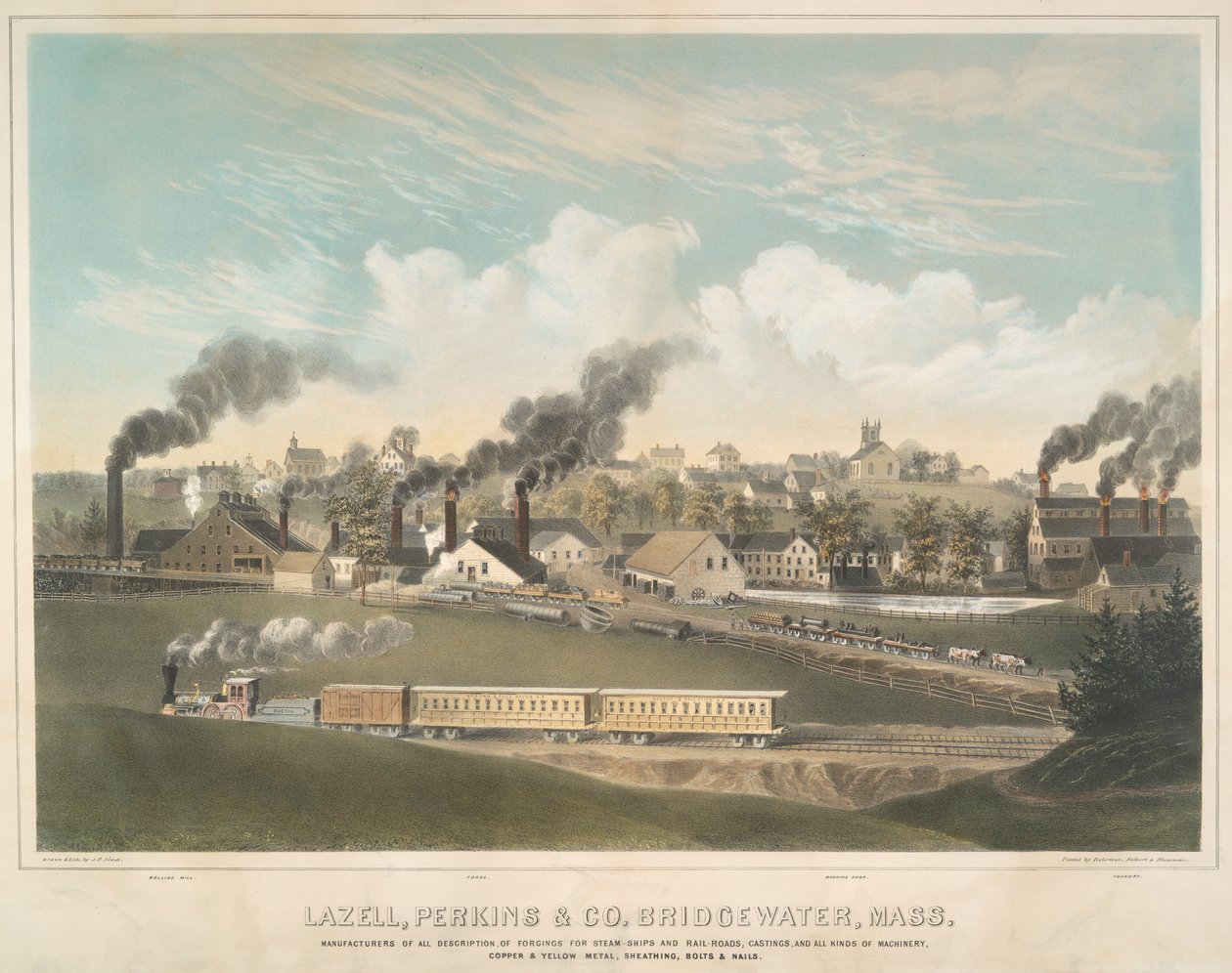 Lazell, Perkins & Co. Bridgewater, Mass. by John Perry Newell
