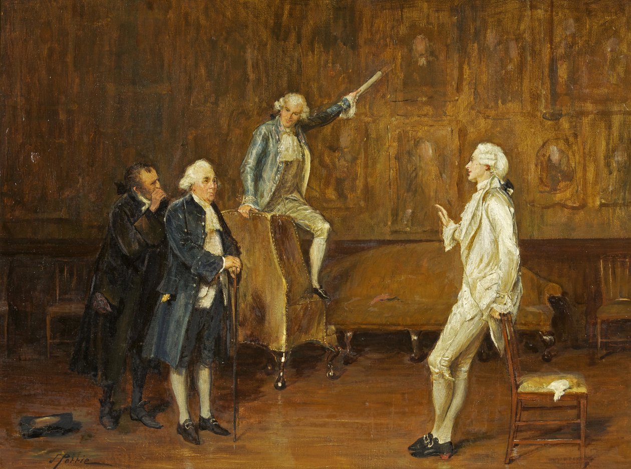 Charles Surface Atalarını Satıyor by John Pettie