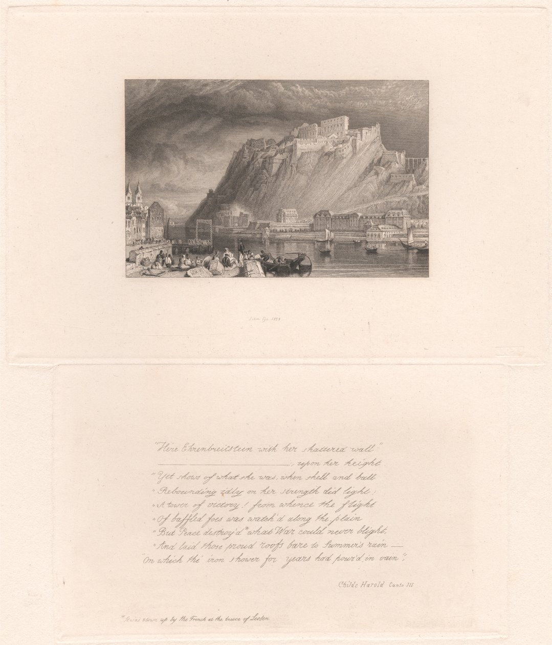 Ehrenbreitstein by John Pye