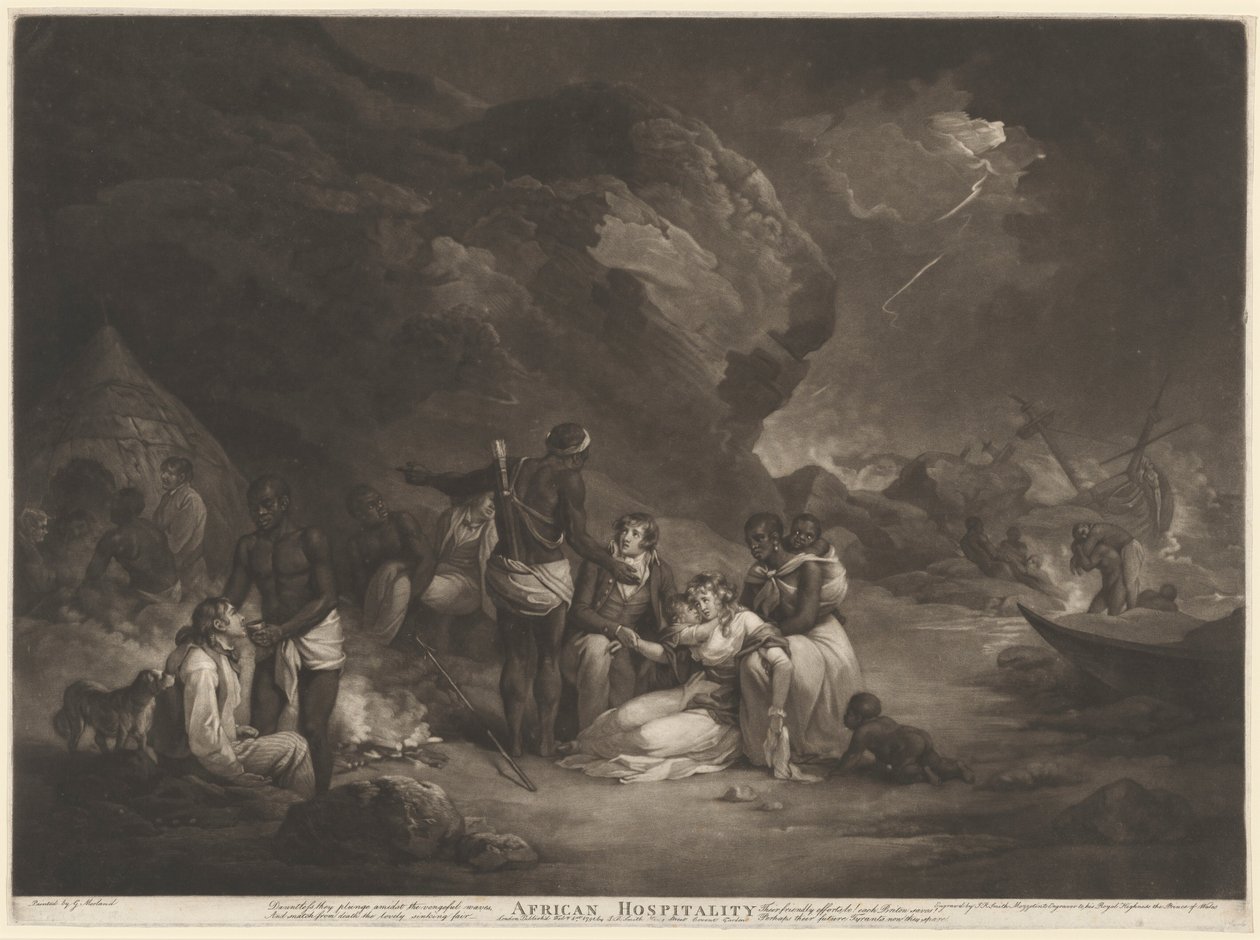 Afrika Konukseverliği, 1791. by John Raphael Smith