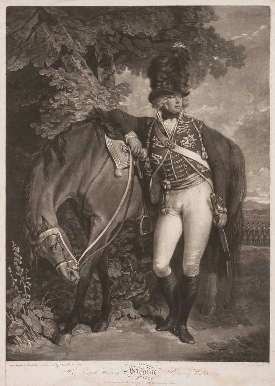 George, Galler Prensi, 1792. by John Raphael Smith