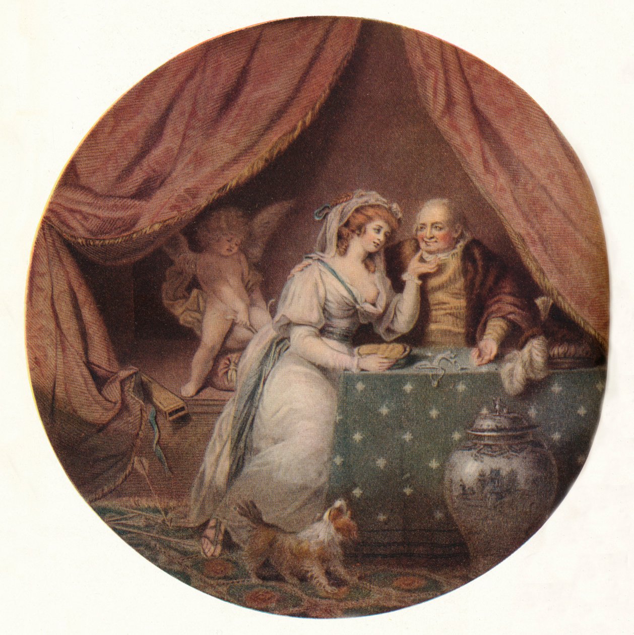 Açgözlülük Tarafından Yenilen Aşk, c1790 by John Raphael Smith