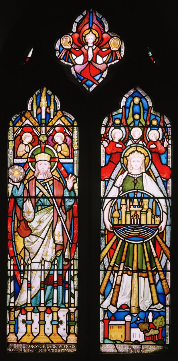 Apocalyptic Vision, c.1862 (vitray) by John Richard Clayton