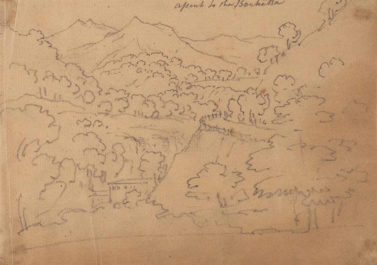 Bochetta'ya Yükseliş by John Robert Cozens