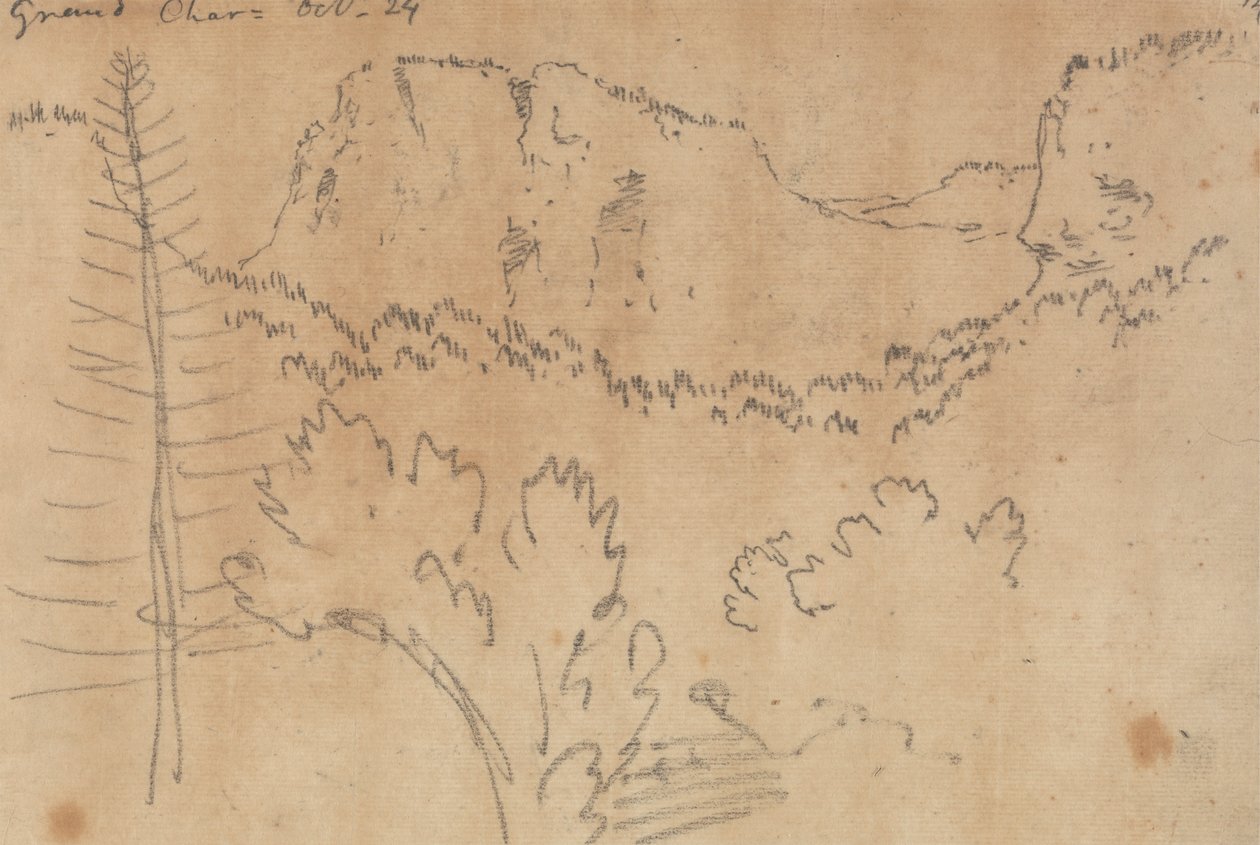 Büyük Chartreuse, 24 Ekim by John Robert Cozens