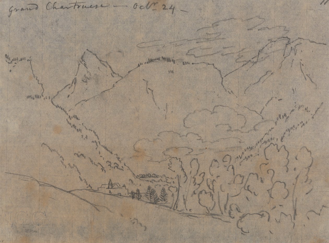 Büyük Chartreuse, 24 Ekim by John Robert Cozens