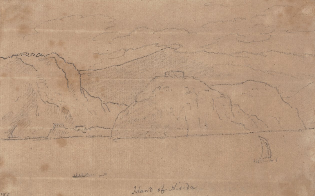 Nisida Adası by John Robert Cozens