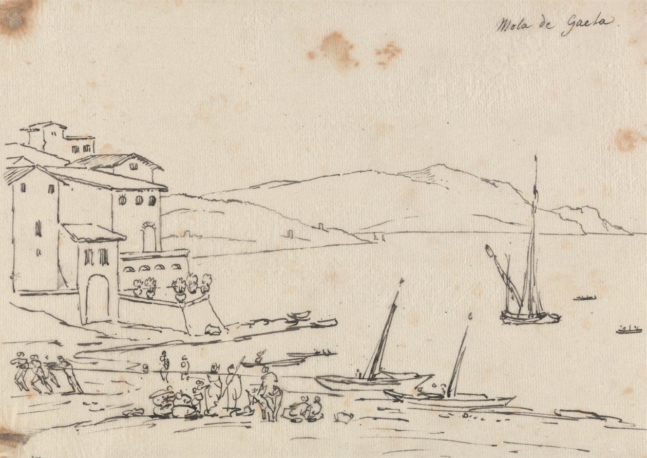 Gaeta değirmeni by John Robert Cozens