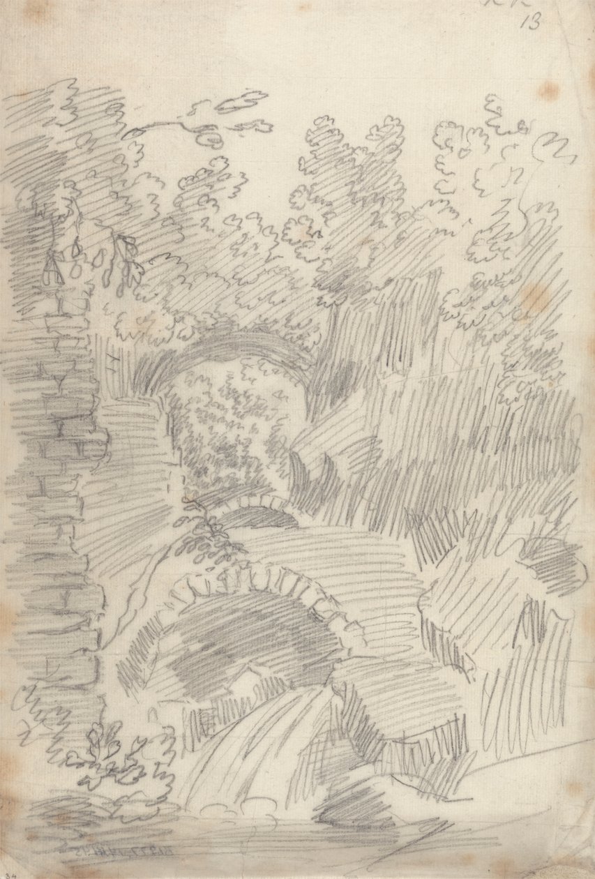 Terrano Köprüsü, Civita Castellana by John Robert Cozens