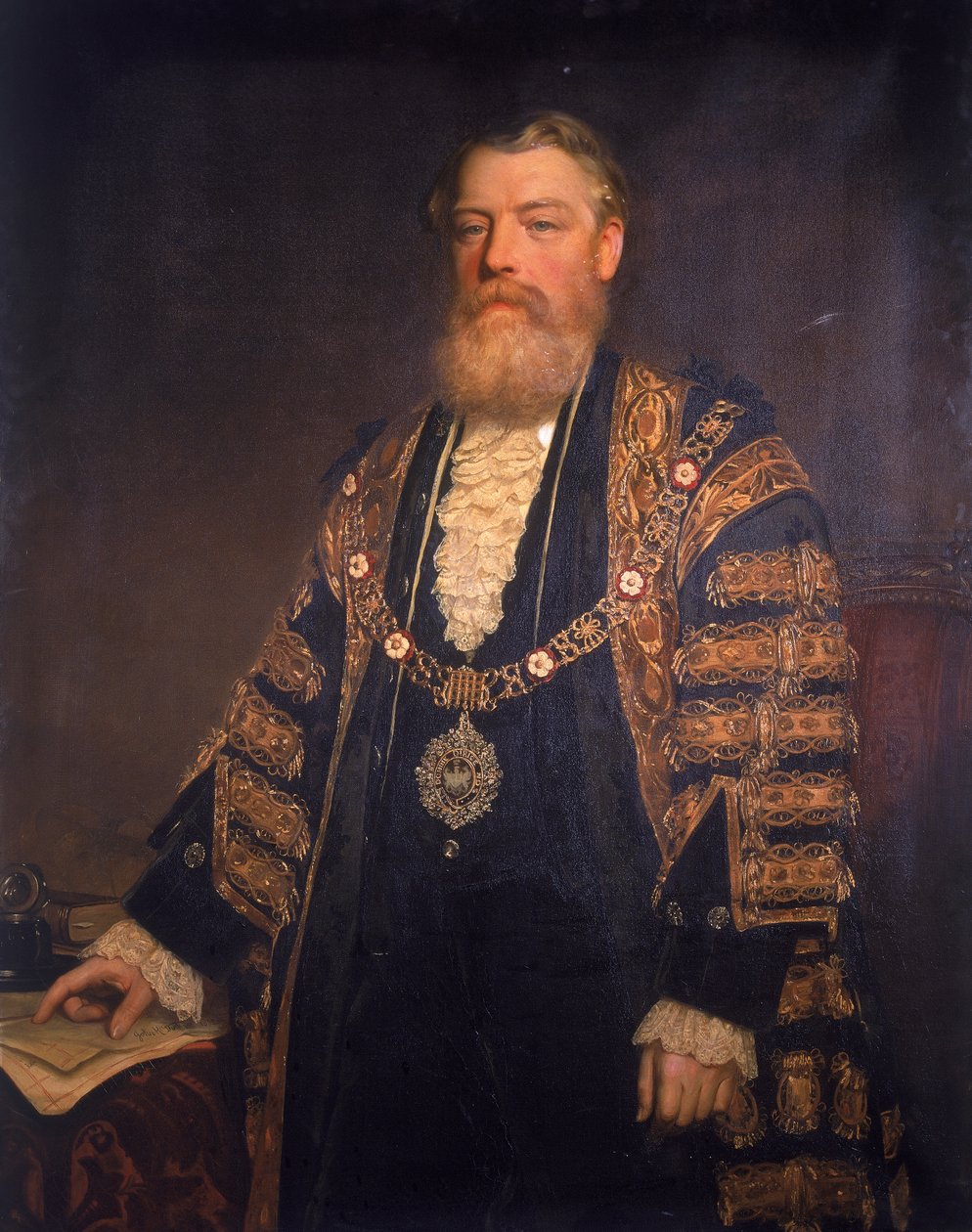Sir Henry Edmund Şövalye. 1883 by John Robert Dicksee