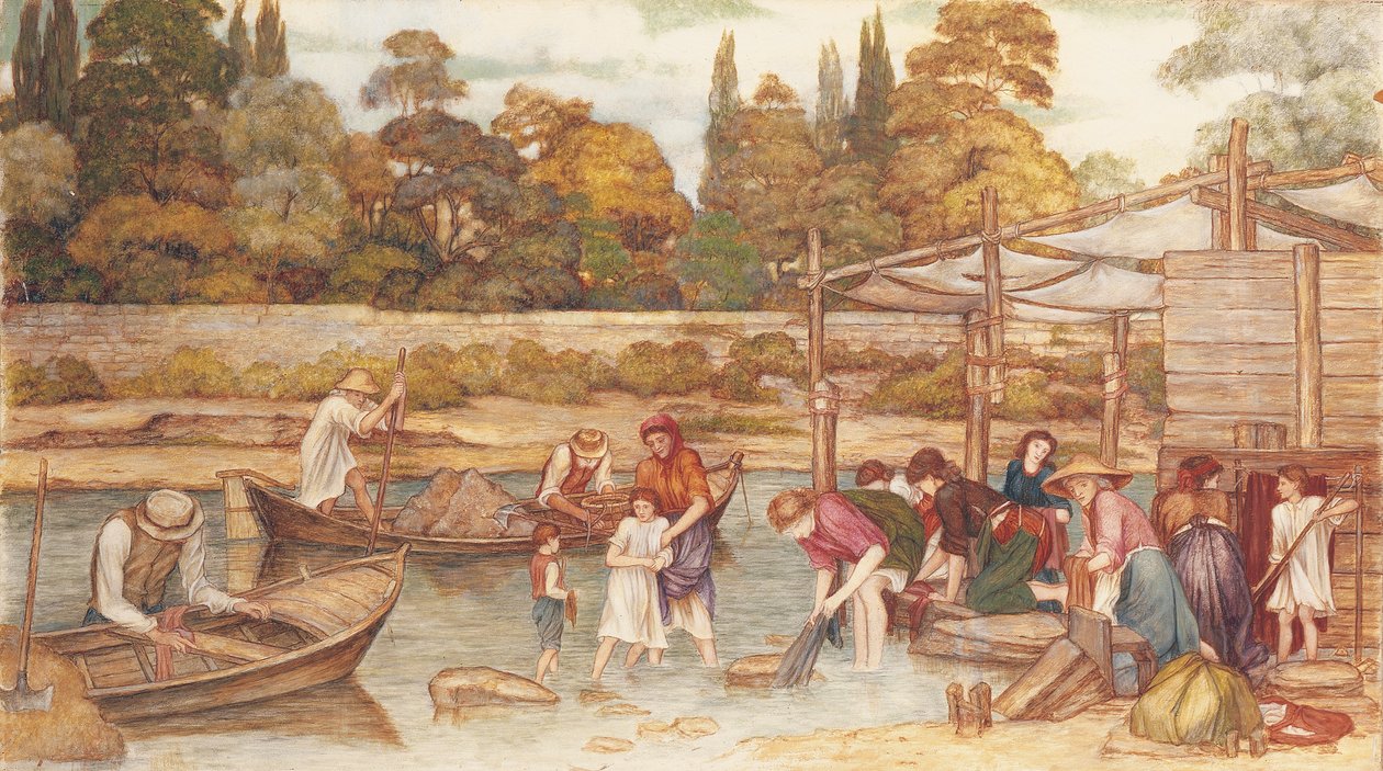Yıkama Yeri by John Roddam Spencer Stanhope