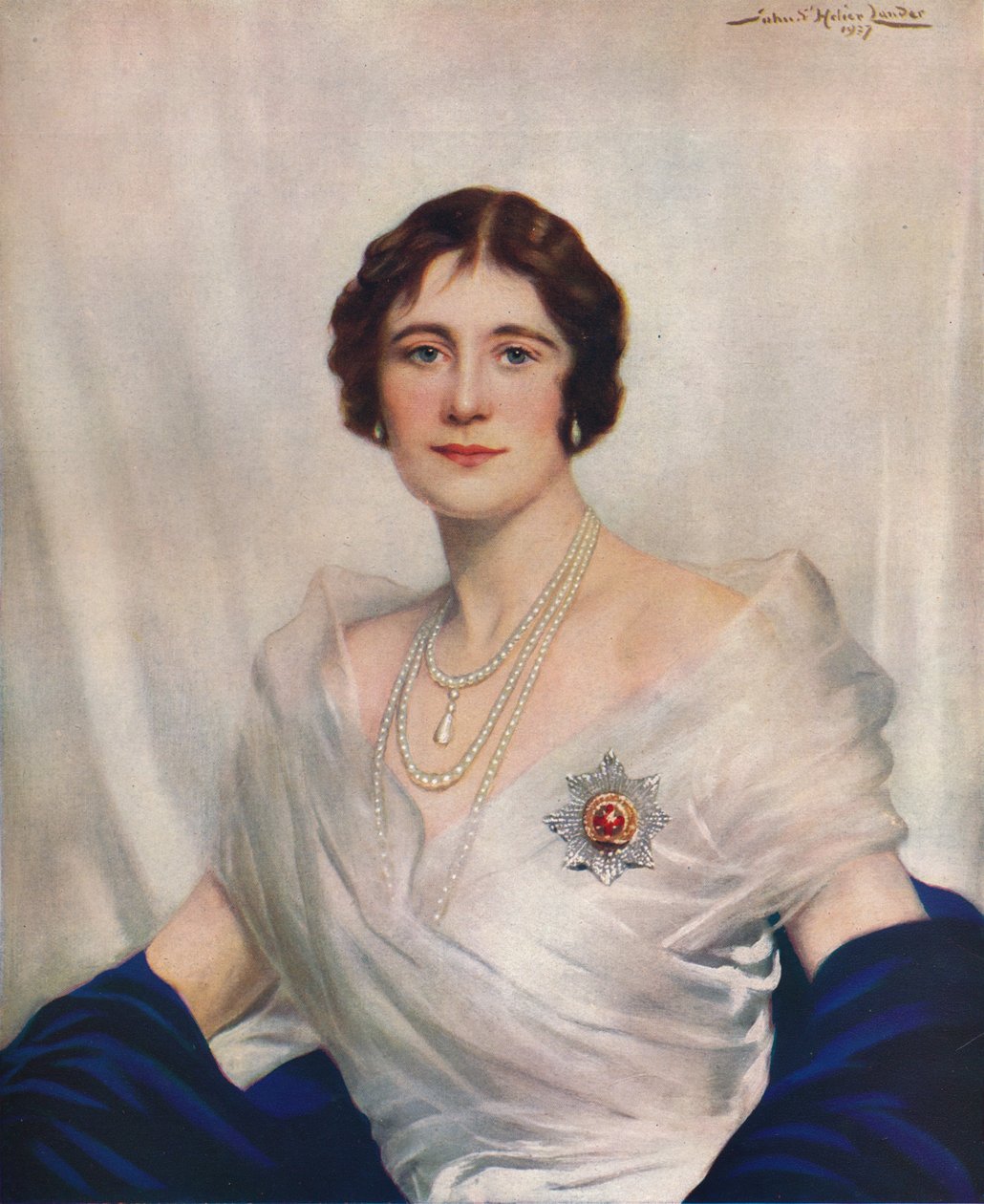 "Majesteleri Kraliçe Elizabeth", 1937 by John Saint Helier Lander