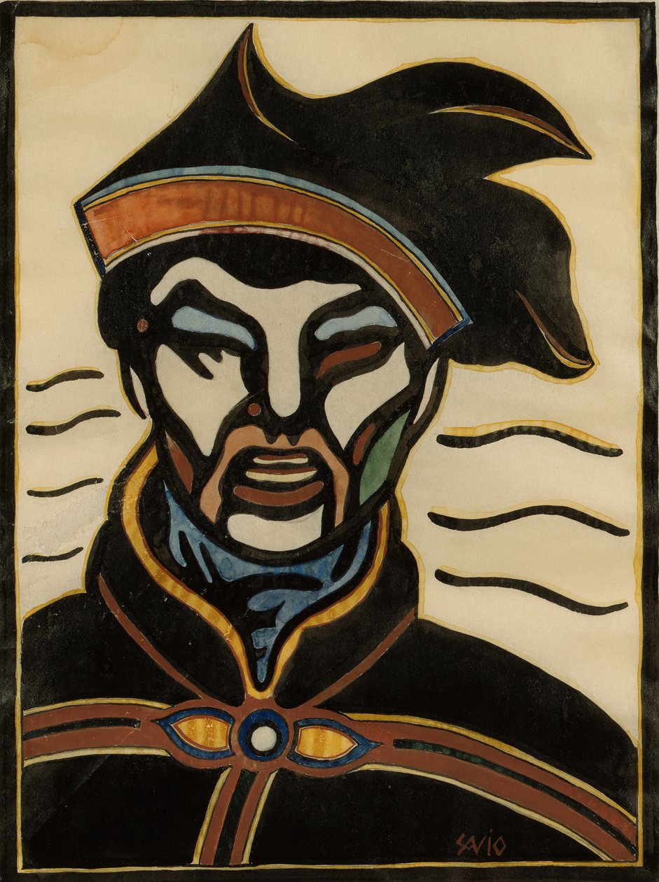 Bayram kostümlü Sami (gravür) by John Savio