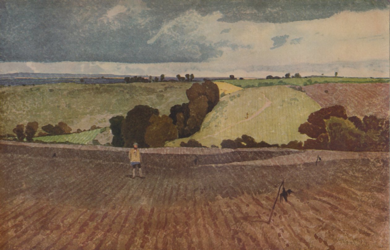 Sürülmüş Bir Tarla, 1923 by John Sell Cotman