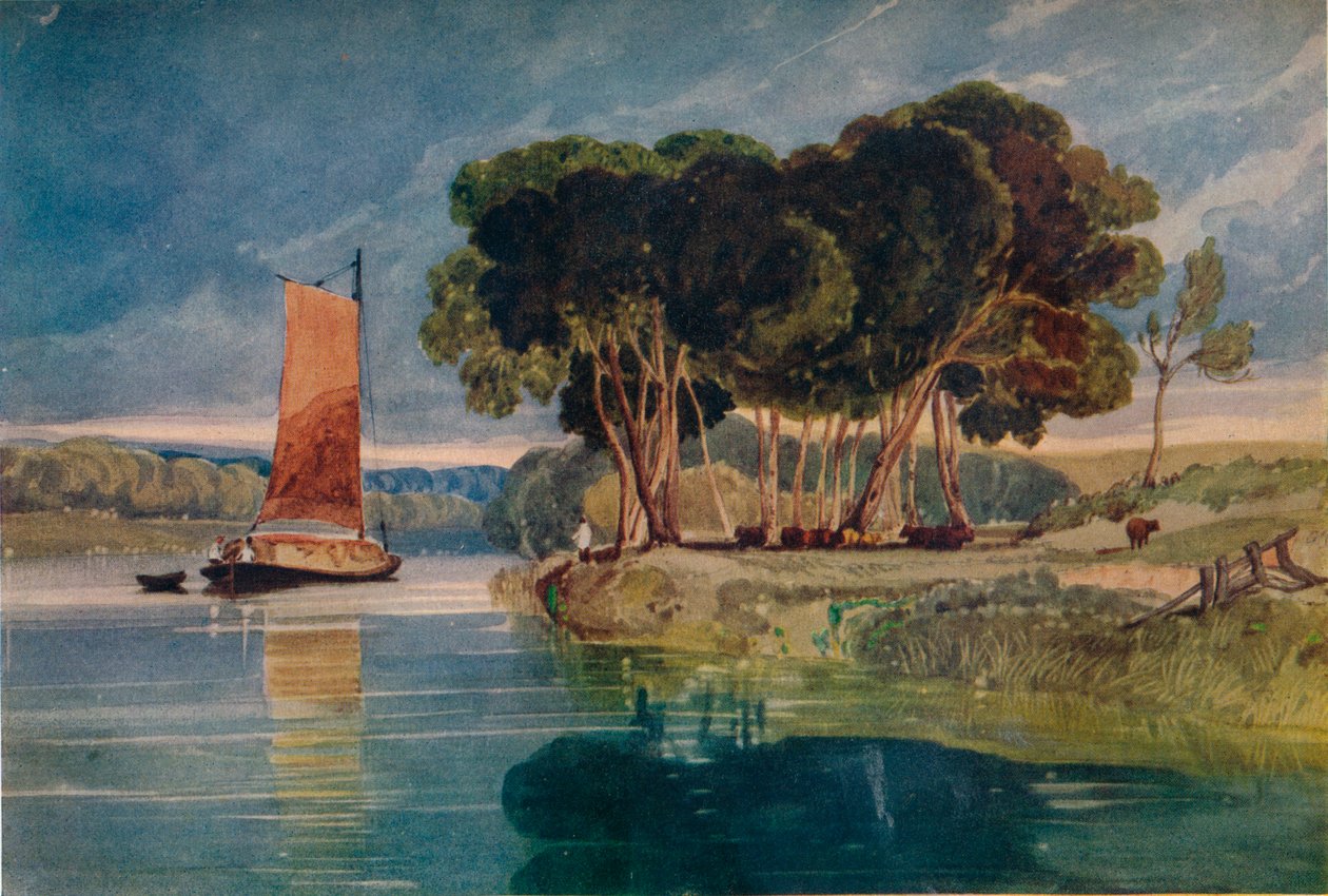 Nehir Manzarası, c1800-1842, 1924 by John Sell Cotman