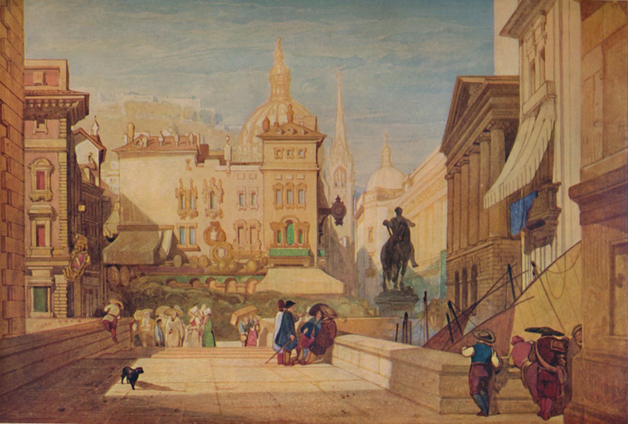Toledo Adlı Kompozisyon, 1923 by John Sell Cotman