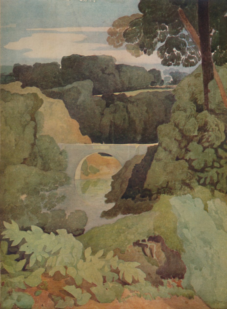 Yeni Köprü, Durham, 1923 by John Sell Cotman