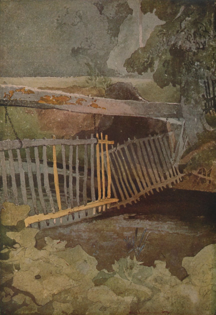 Düşen Kapı, Duncombe Parkı, 1923 by John Sell Cotman