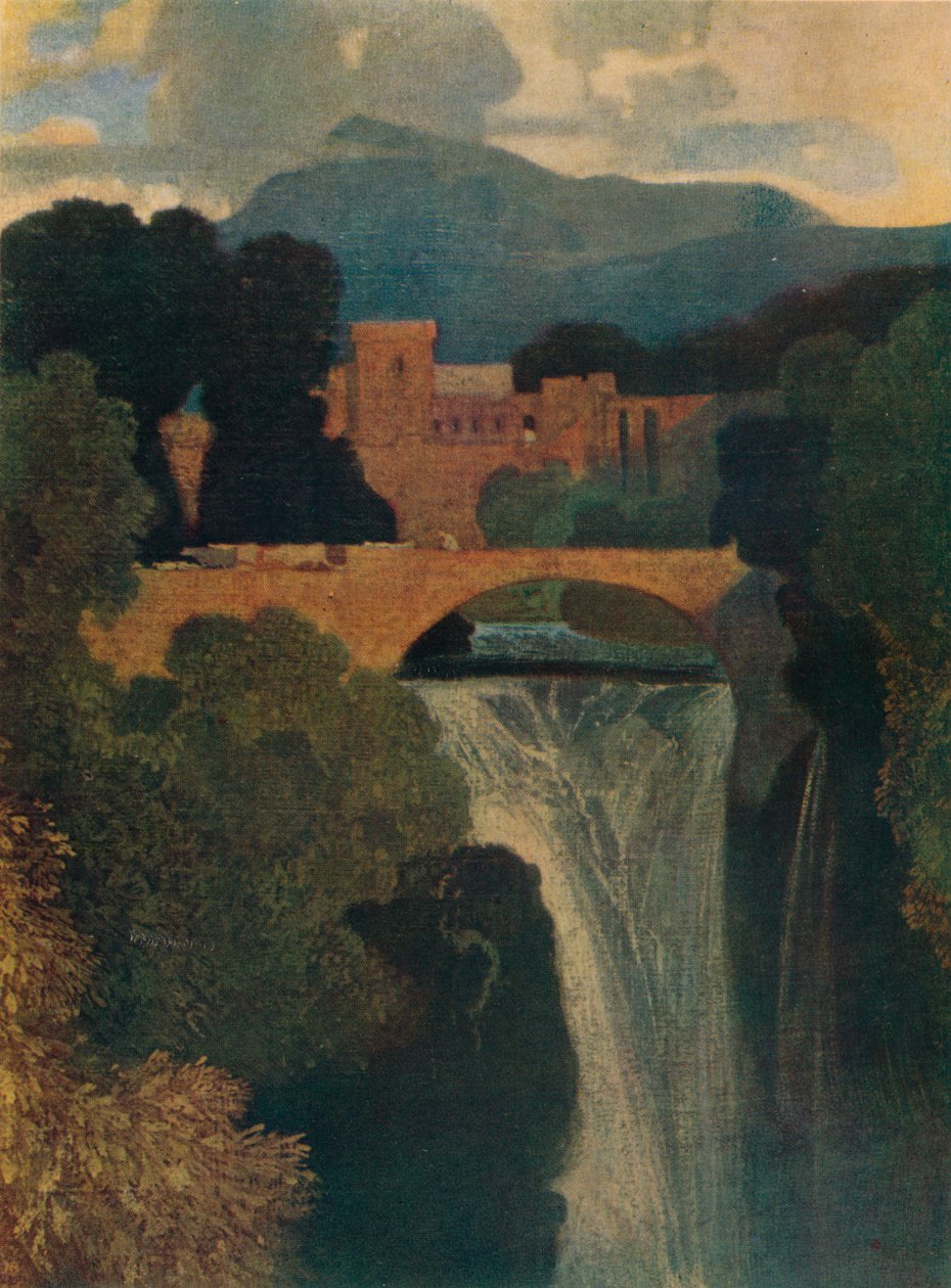 Şelale, c1807, 1923 by John Sell Cotman