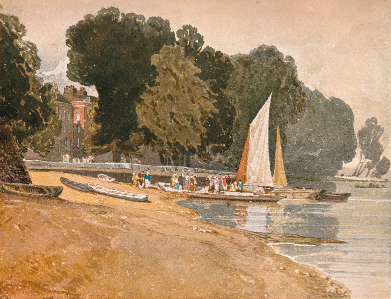 Twickenham, c1808 by John Sell Cotman