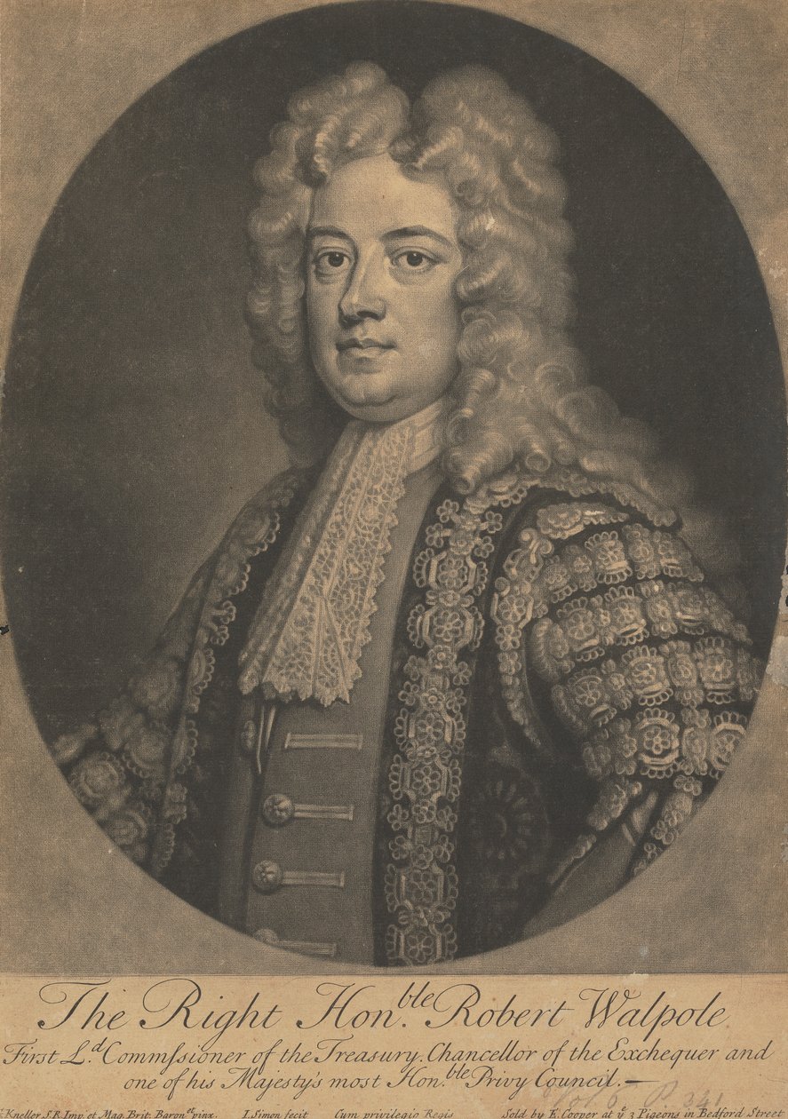 Sör Robert Walpole by John Simon