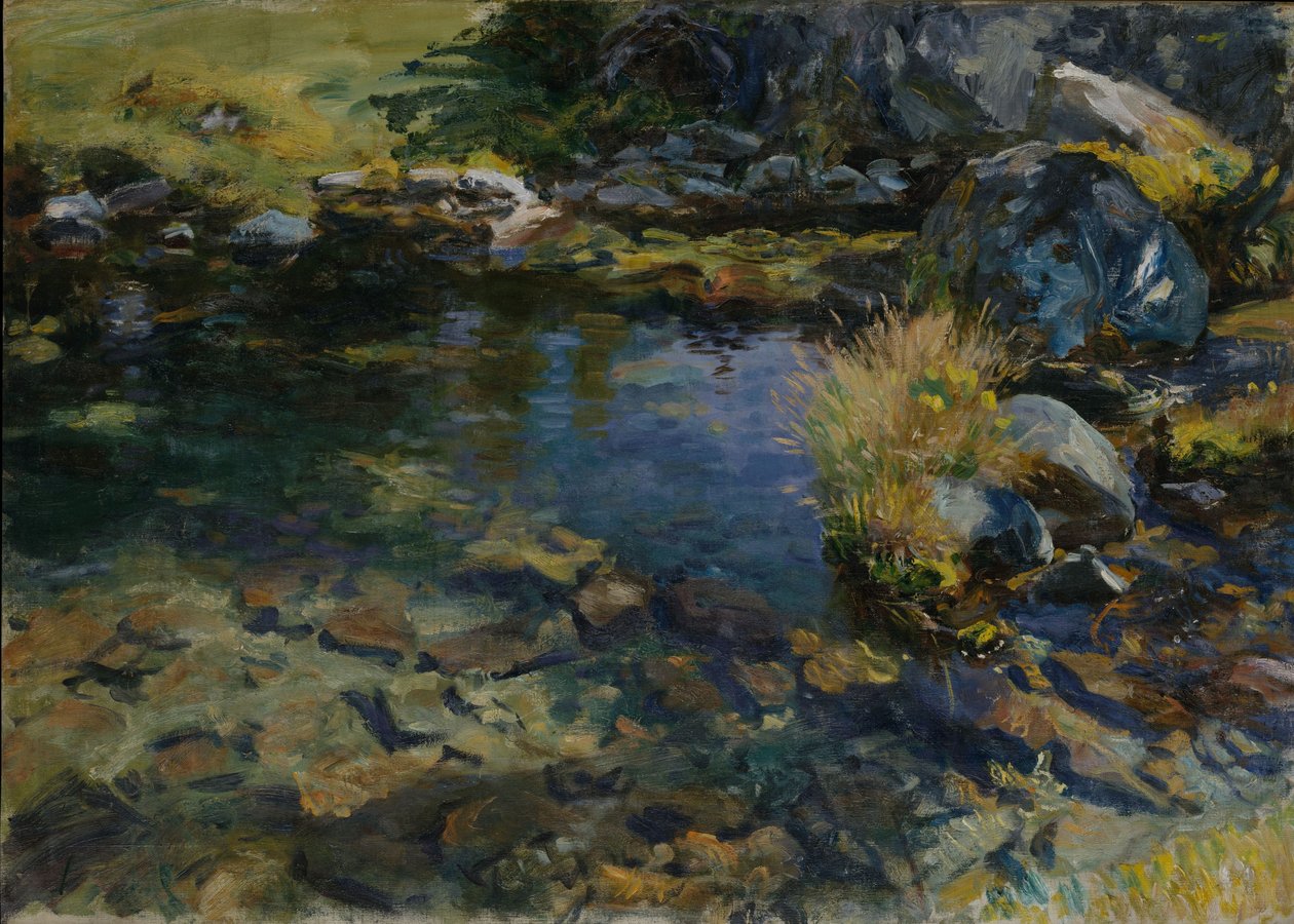 Alp Havuzu, 1907 by John Singer Sargent