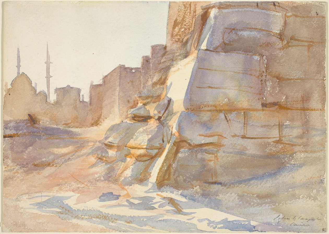Kahire, c. 1891. by John Singer Sargent