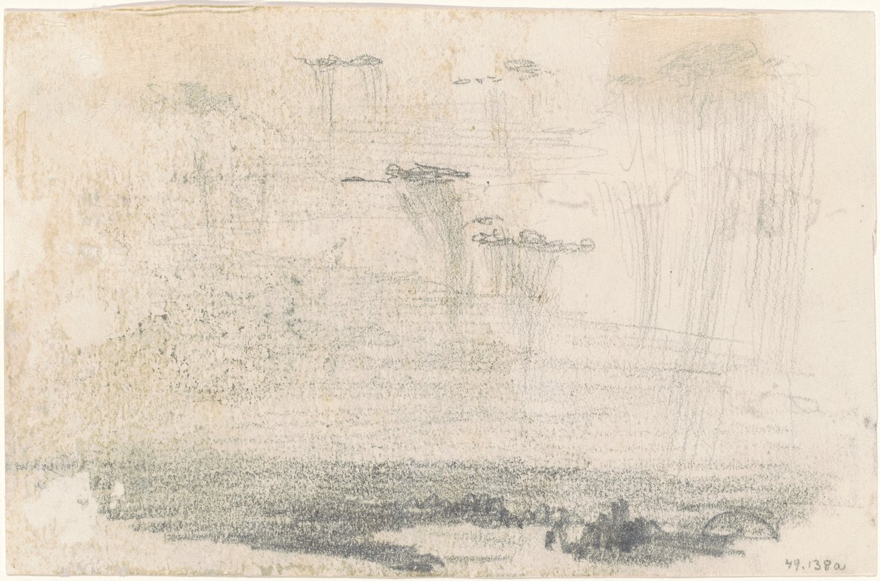 Bulutlar [verso] by John Singer Sargent