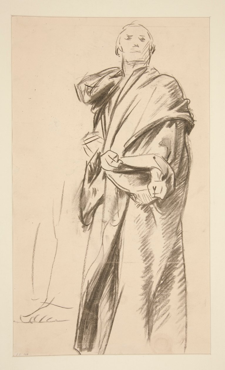 Dökümlü Ayakta Figür by John Singer Sargent