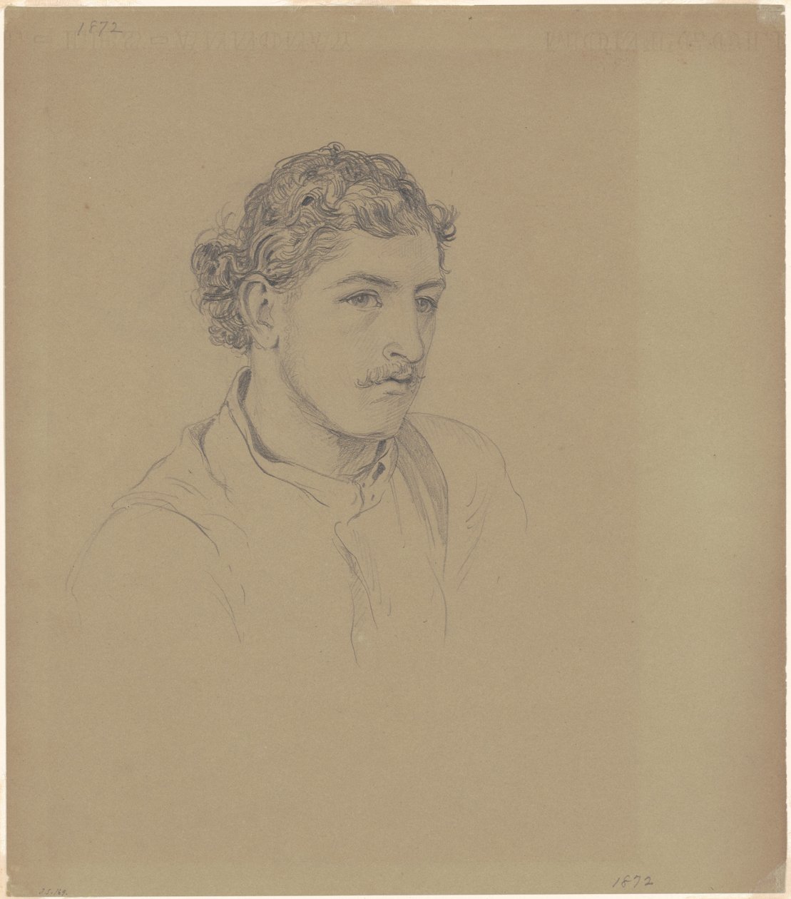 Kıvırcık saçlı adam by John Singer Sargent