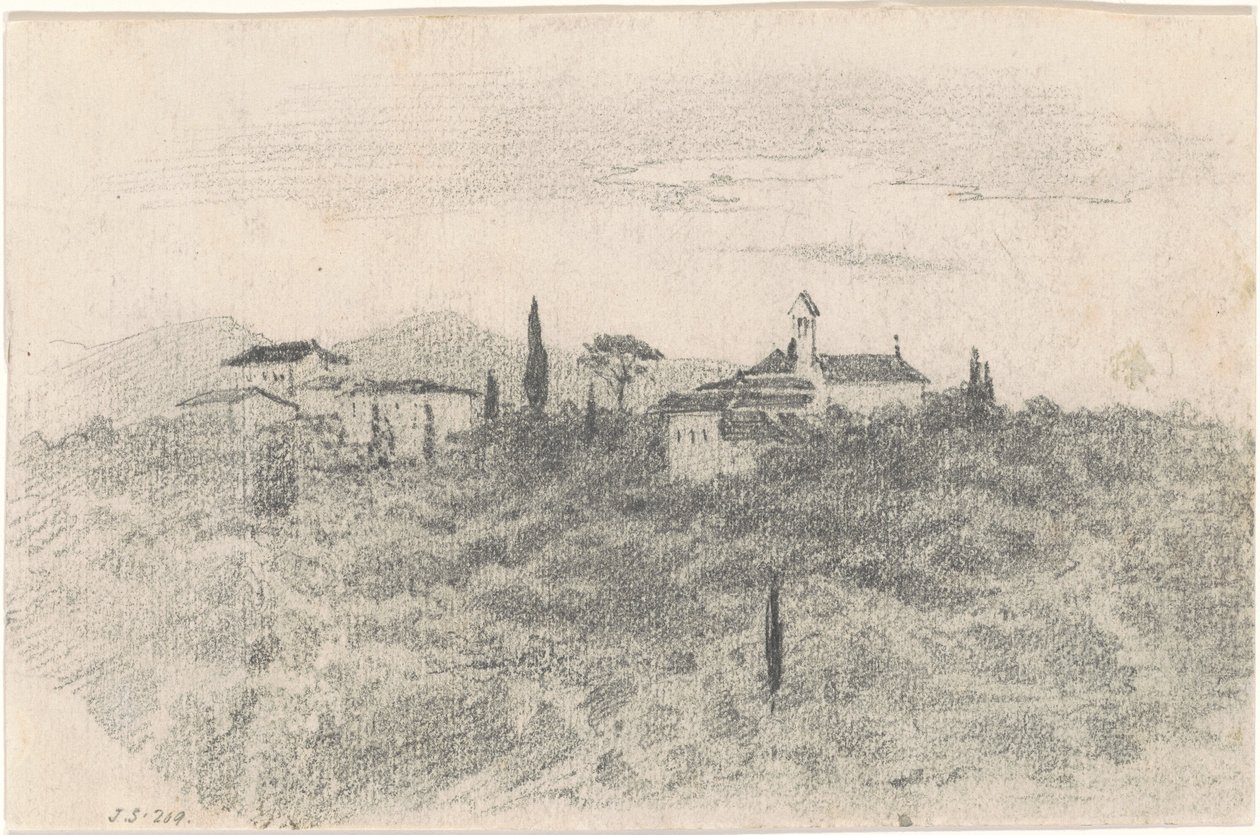 Manastır [recto], 1870-1872. by John Singer Sargent