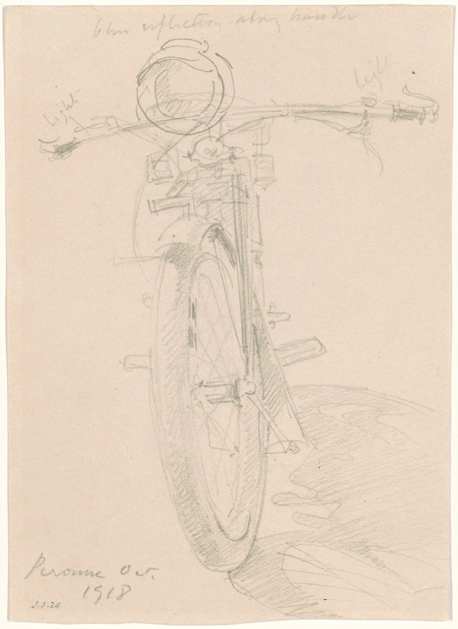 Motosiklet [rekto], 1918. by John Singer Sargent