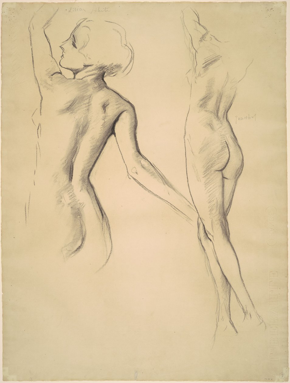 Dans Eden Figürler Çalışmaları, 1919-1920. by John Singer Sargent