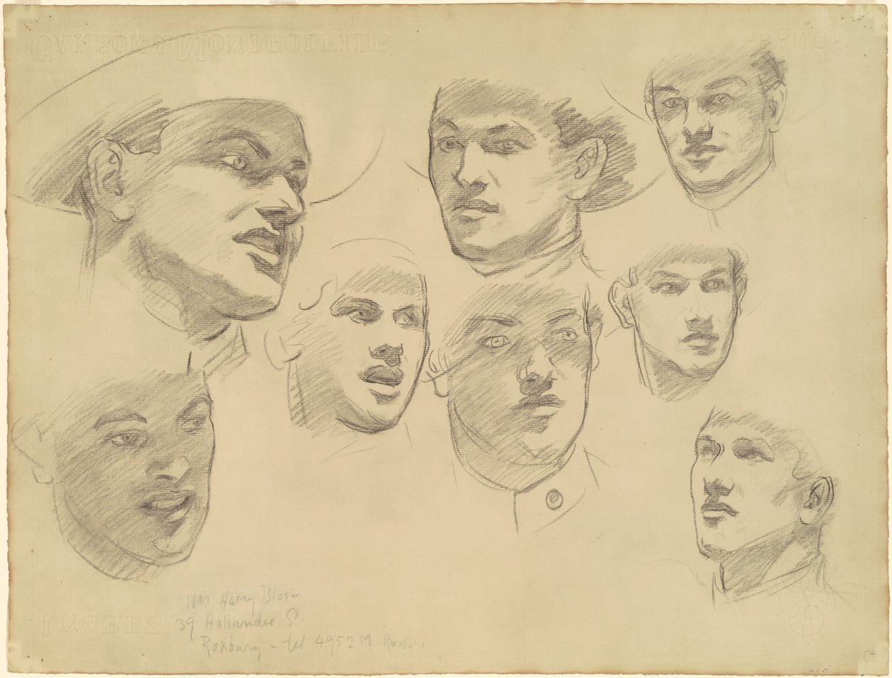 "Savaşa Girmek" Çalışmaları by John Singer Sargent
