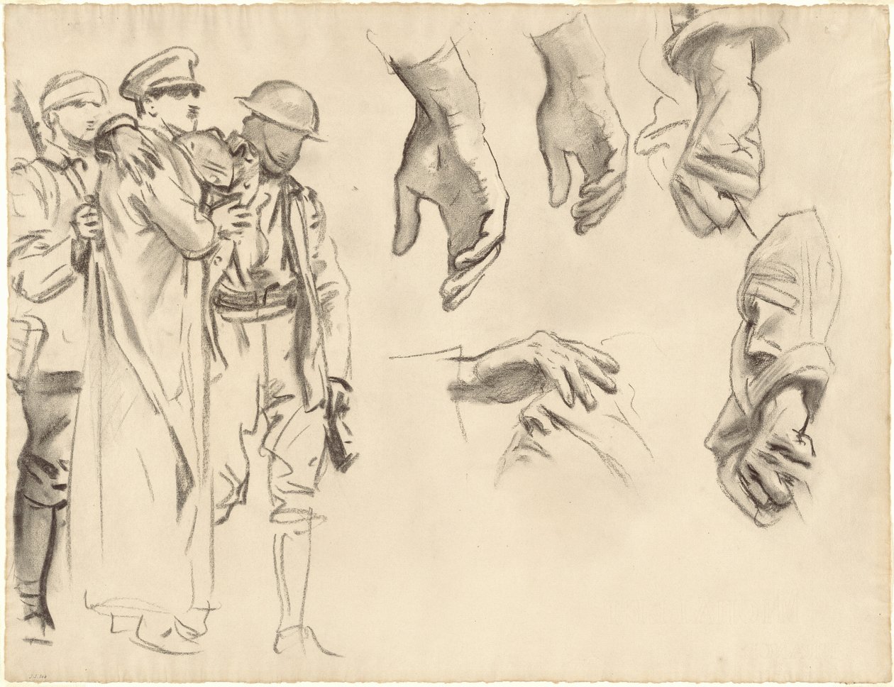 "Gazlı" için çalışmalar by John Singer Sargent