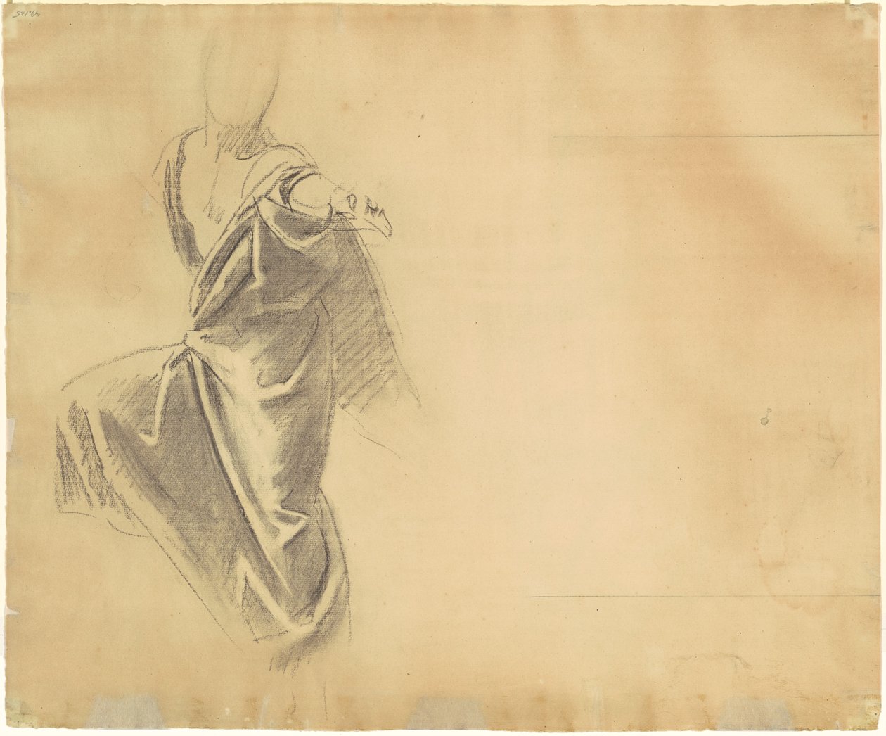 Perdelik Çalışması [verso] by John Singer Sargent