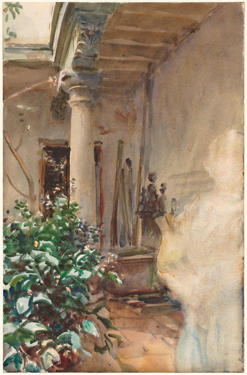 veranda by John Singer Sargent