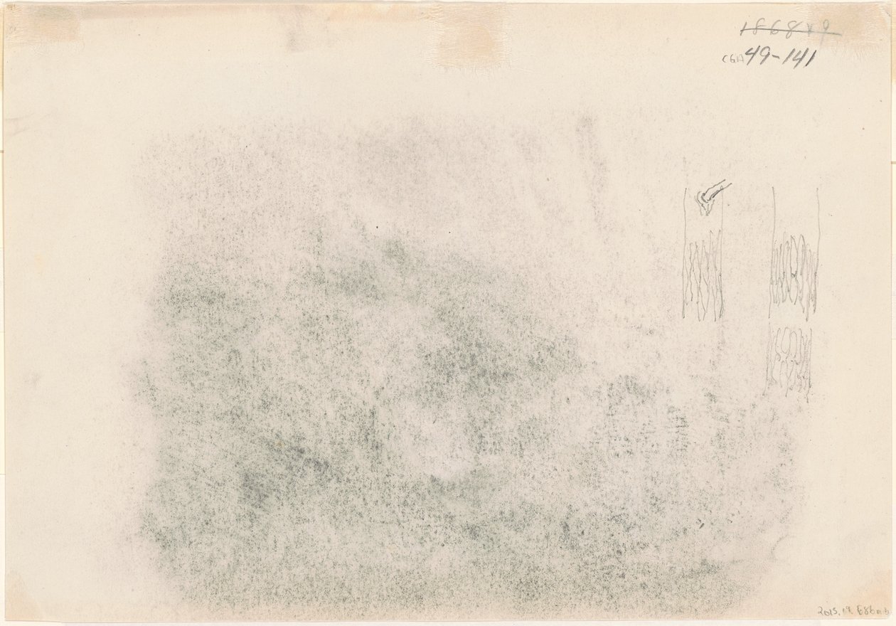 Ağaç Gövdeleri [verso] by John Singer Sargent