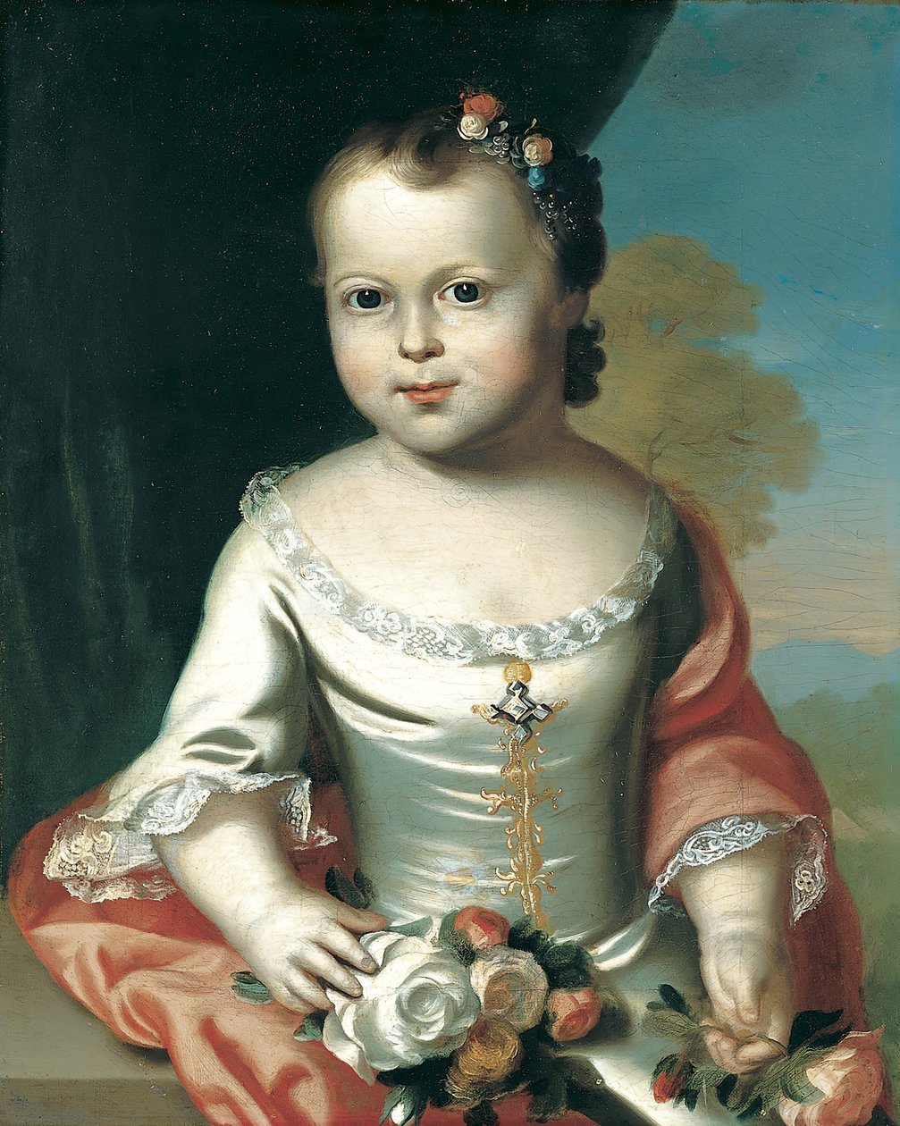 Elizabeth Greenleaf, 1753-54. by John Singleton Copley