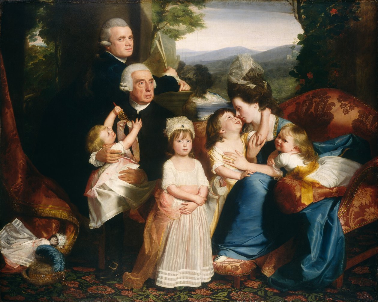 Copley Ailesi, 17761777. by John Singleton Copley