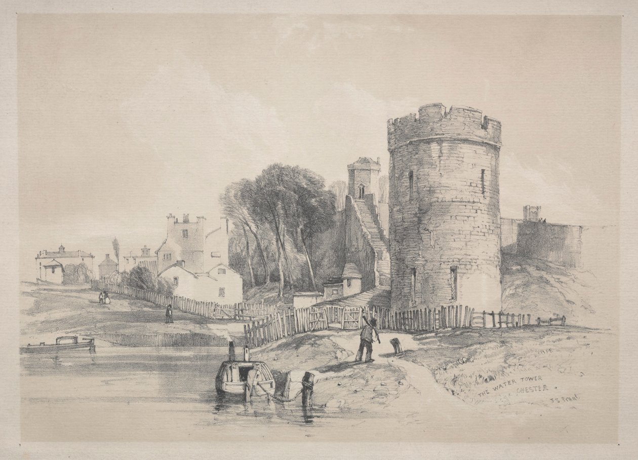 Su Kulesi, Chester. by John Skinner Prout